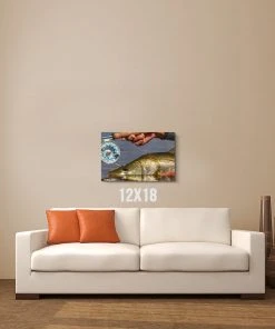Thefishingshop Fishing Reel Canvas Canvas Art