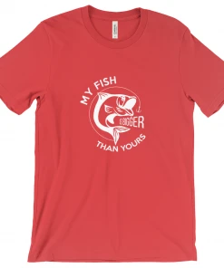 Thefishingshop Casual Wear My Fish Is Bigger Than Yours Men's T-Shirt