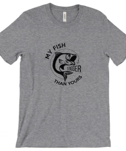 Thefishingshop Casual Wear My Fish Is Bigger Than Yours Men's T-Shirt