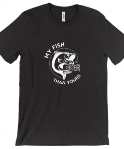 Thefishingshop Casual Wear My Fish Is Bigger Than Yours Men's T-Shirt