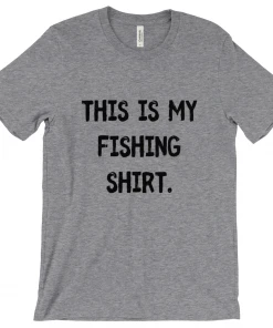 Thefishingshop This Is My Fishing Shirt Men's T-Shirt Casual Wear