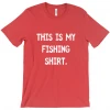 Thefishingshop This Is My Fishing Shirt Men's T-Shirt Casual Wear