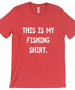 Thefishingshop This Is My Fishing Shirt Men's T-Shirt Casual Wear