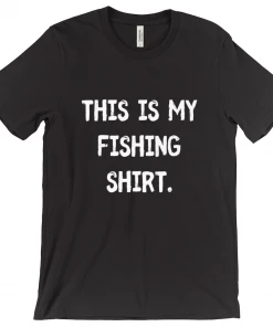 Thefishingshop This Is My Fishing Shirt Men's T-Shirt Casual Wear