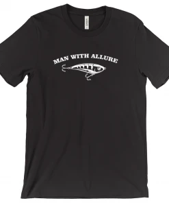 Thefishingshop Man With Allure Men's T-Shirt Casual Wear