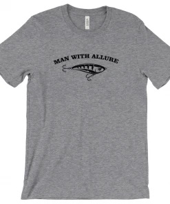 Thefishingshop Man With Allure Men's T-Shirt Casual Wear