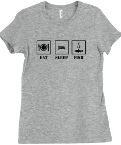 Thefishingshop Eat Sleep Fish Women's T-Shirt 9 Thefishingshop Eat Sleep Fish Women's T-Shirt
