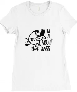 Thefishingshop I'm All About That Bass Women's T-Shirt