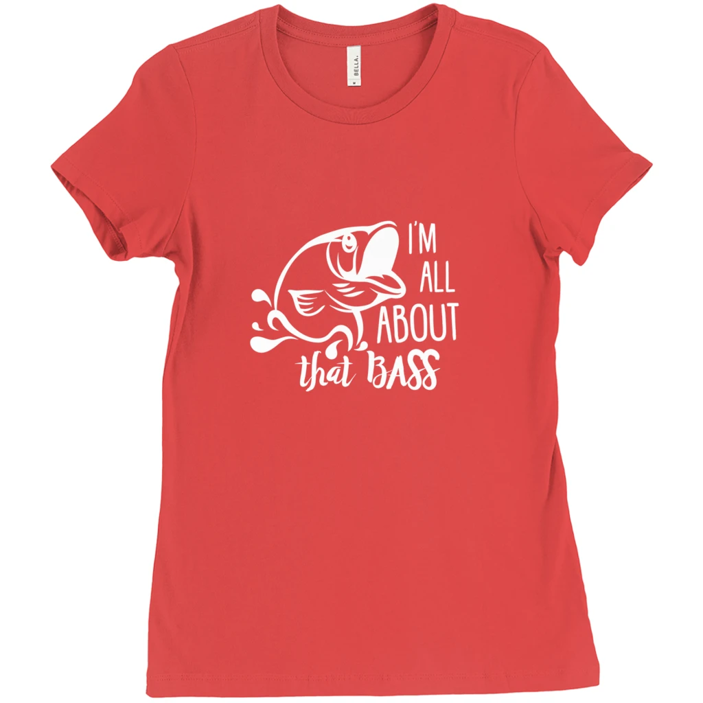 Thefishingshop I'm All About That Bass Women's T-Shirt 5 Thefishingshop I'm All About That Bass Women's T-Shirt