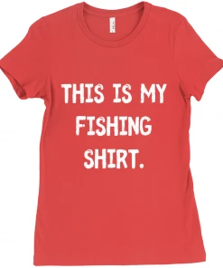Thefishingshop This Is My Fishing Shirt Women's T-Shirt Casual Wear