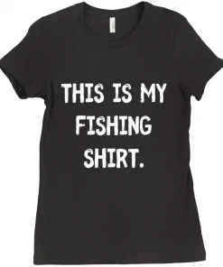Thefishingshop This Is My Fishing Shirt Women's T-Shirt Casual Wear