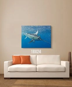 Thefishingshop Swordfish Canvas