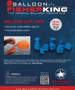 Floats Balloon Fisher King - Balloon Clip Pack / Heavy Mono