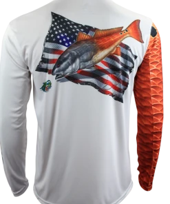 Salty Scales Redfish Long Sleeve Scale Armour Gen 2 Youth