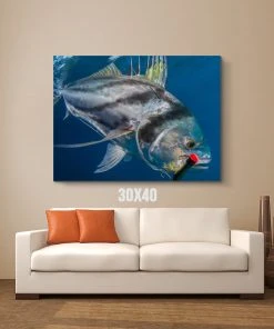 Thefishingshop Canvas Art Fish Lure Canvas