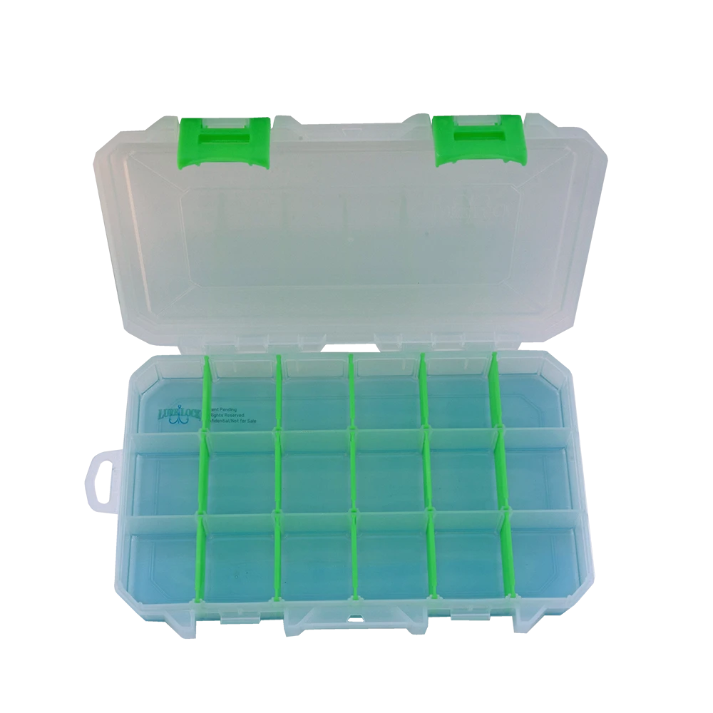 Lure Lock Medium Box With ElasTak Liner Bass Fishing Box