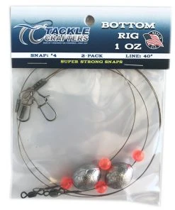 Tackle Crafters Pre-Made Rigs Bottom Rigs 1oz (2-6 Pack)