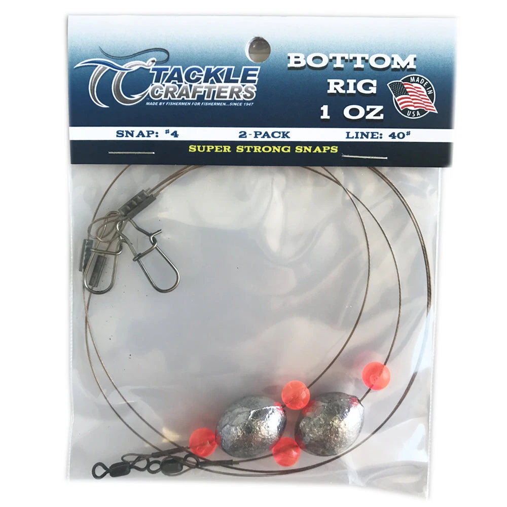 Tackle Crafters Pre-Made Rigs Bottom Rigs 1oz (2-6 Pack) 1 Tackle Crafters Pre-Made Rigs Bottom Rigs 1oz (2-6 Pack)
