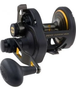 Gater Jim's Penn Fathom Lever Drag 30 2-Speed Conventional Reel - FTH 30LD2 Reels