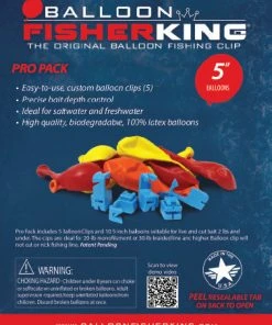 Floats Balloon Fisher King - Pro Pack 5"