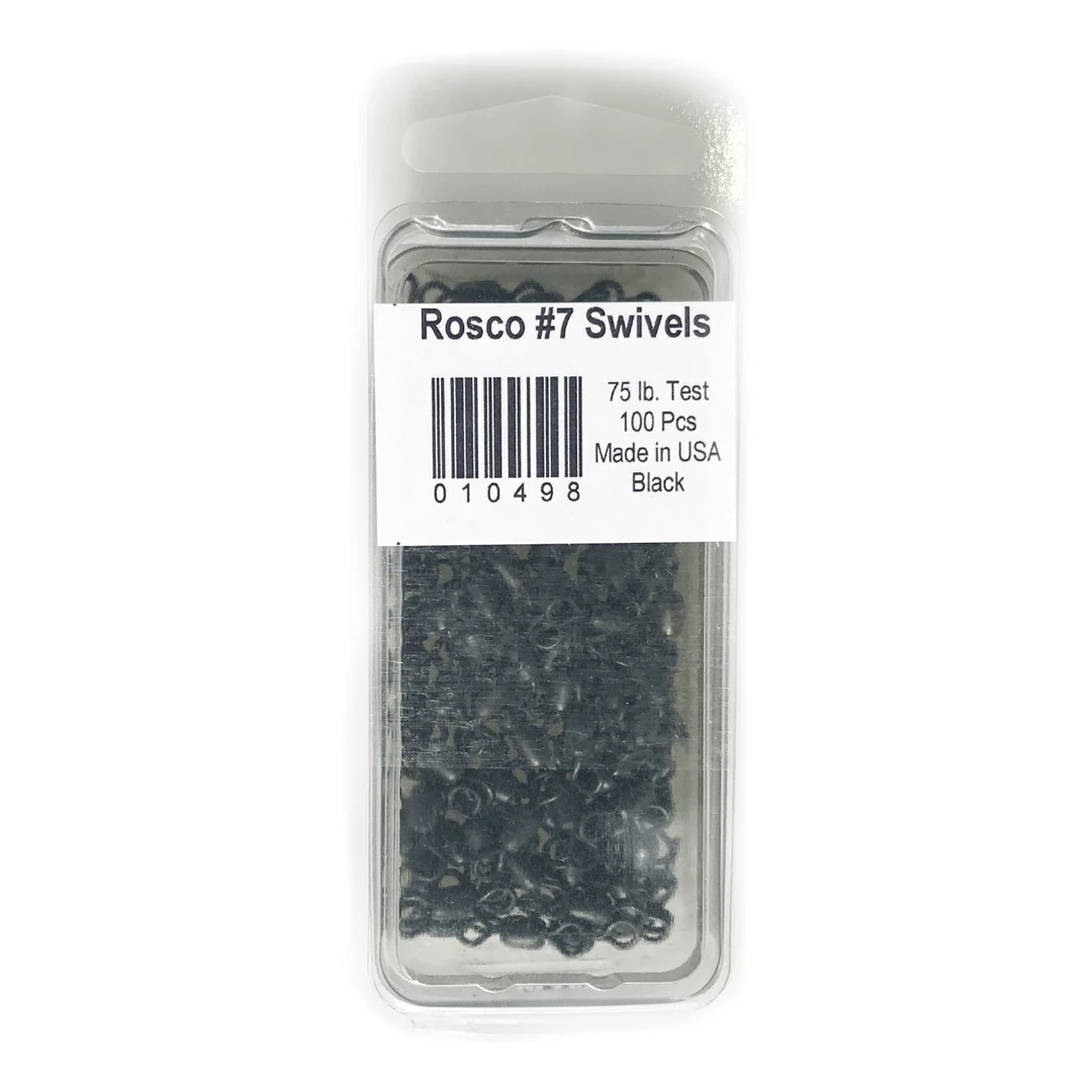 Tackle Crafters Pro Tackle Rosco Swivels 100 Pack Swivels & Snaps 1 Tackle Crafters Pro Tackle Rosco Swivels 100 Pack Swivels & Snaps