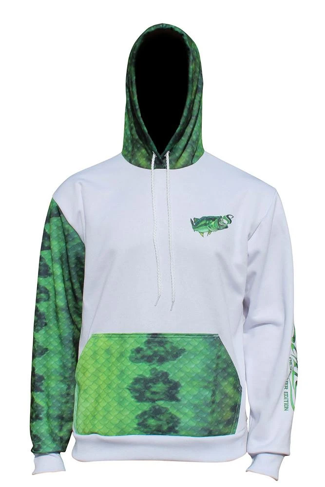 Salty Scales Largemouth Bass Hoodie 1 Salty Scales Largemouth Bass Hoodie