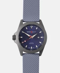 Hook & Gaff Sportfisher II Classic Blue Dial - Gray Dive Strap
