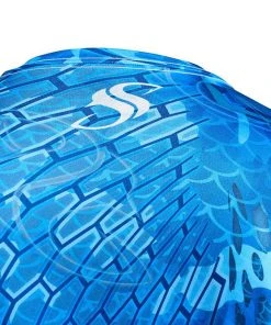 Salty Scales Performance Gear Mens Camo Fishing Sun Shirt