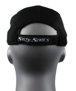 Salty Scales Hats Black Adjustable SS Cap