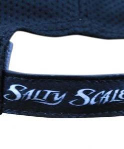 Salty Scales Hats Black Adjustable SS Cap
