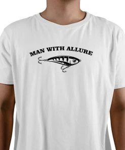 Thefishingshop Man With Allure Men's T-Shirt Casual Wear