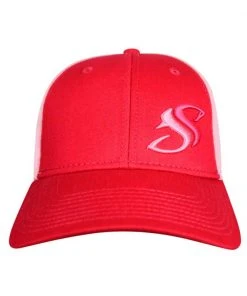 Salty Scales Hats Pink Adjustable SS Cap