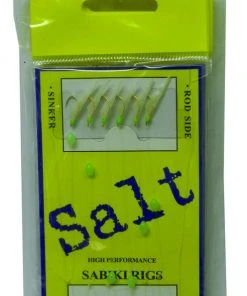 Gater Jim's Salt Sabiki #6 - 3 Pack Pre-Made Rigs