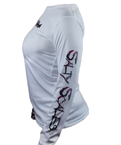 Salty Scales Womens Redfish Pink Scale Armour Performance Gear
