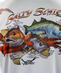 Salty Scales Inshore Slam Sun-shield Performance Long Sleeve Performance Gear