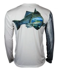 Salty Scales Striper Scale Armor Performance Long Sleeve